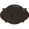 Ekena Millwork Waltz Ceiling Medallion (Fits Canopies up to 5 1/4"), 24"W x 20 1/2"H x 1 1/8"P, Stone Hearth CM24WASHF - alternate 2